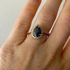 All natural Black Diamond ring curated from India